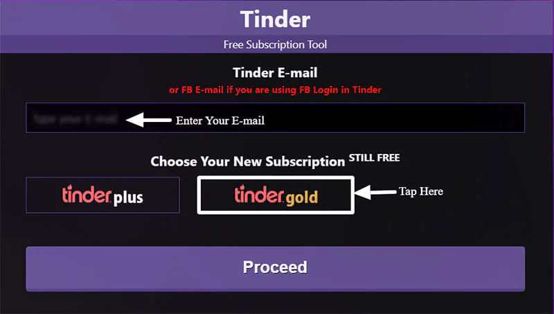 tinder subscription id generator