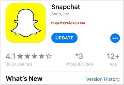 uninstall or update snapchat