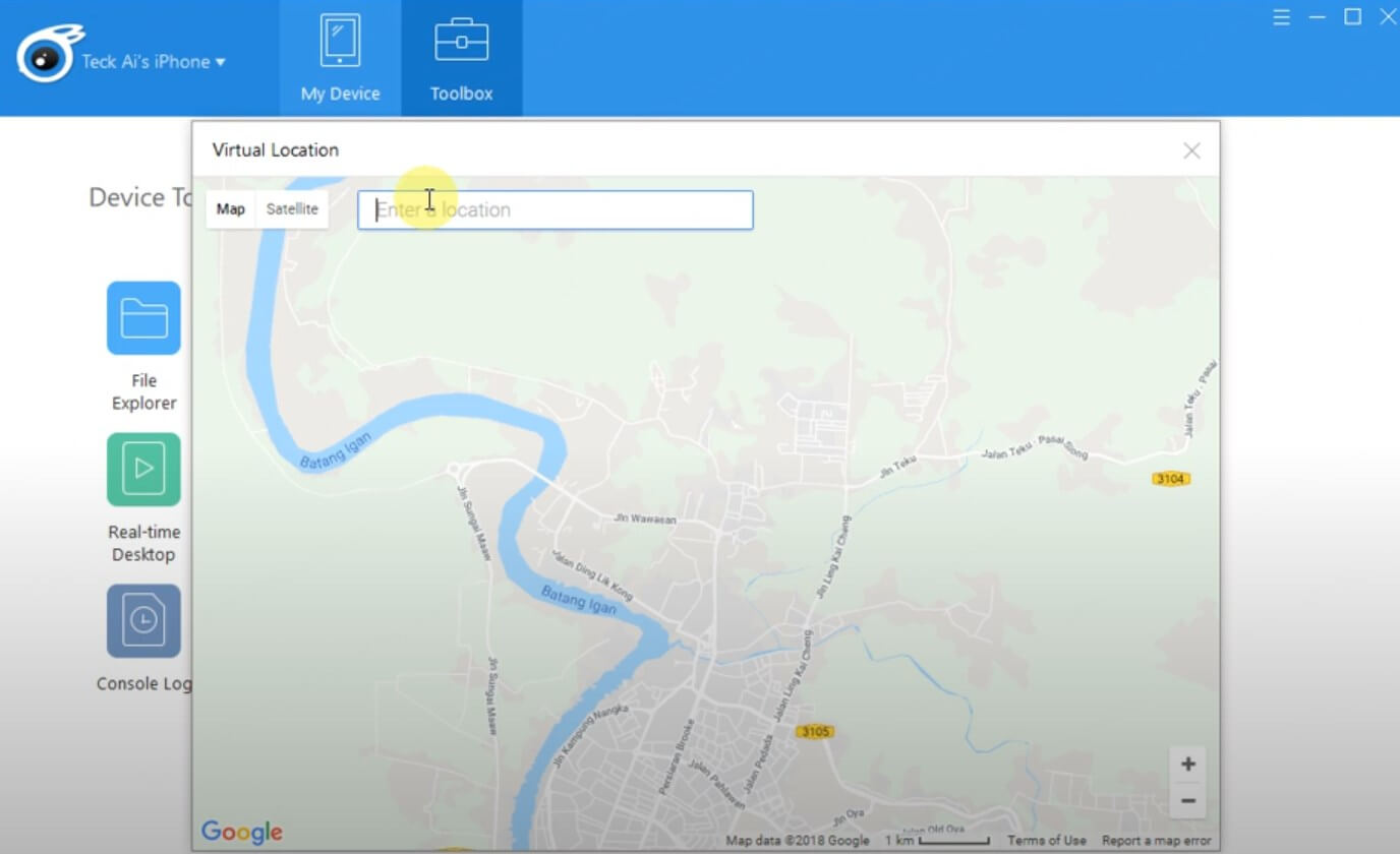 use itools to modify location