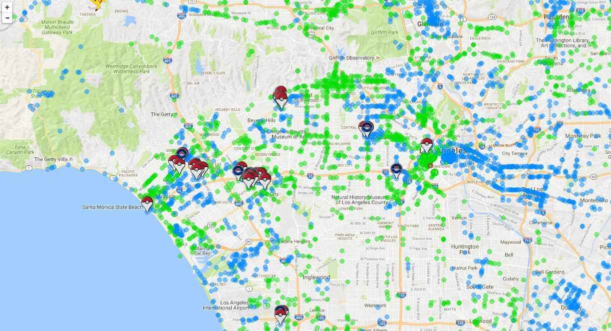 what is pokemon go gym map