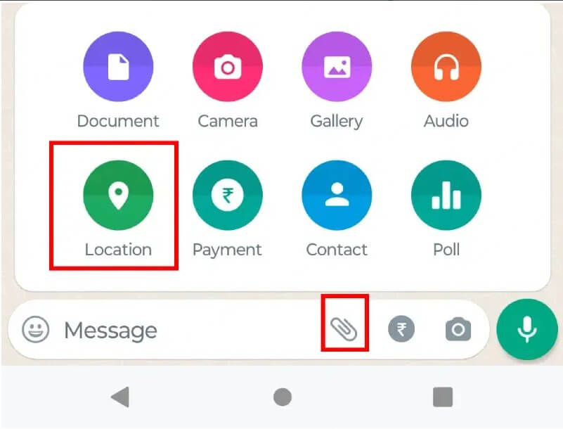 fake static location on whatsapp