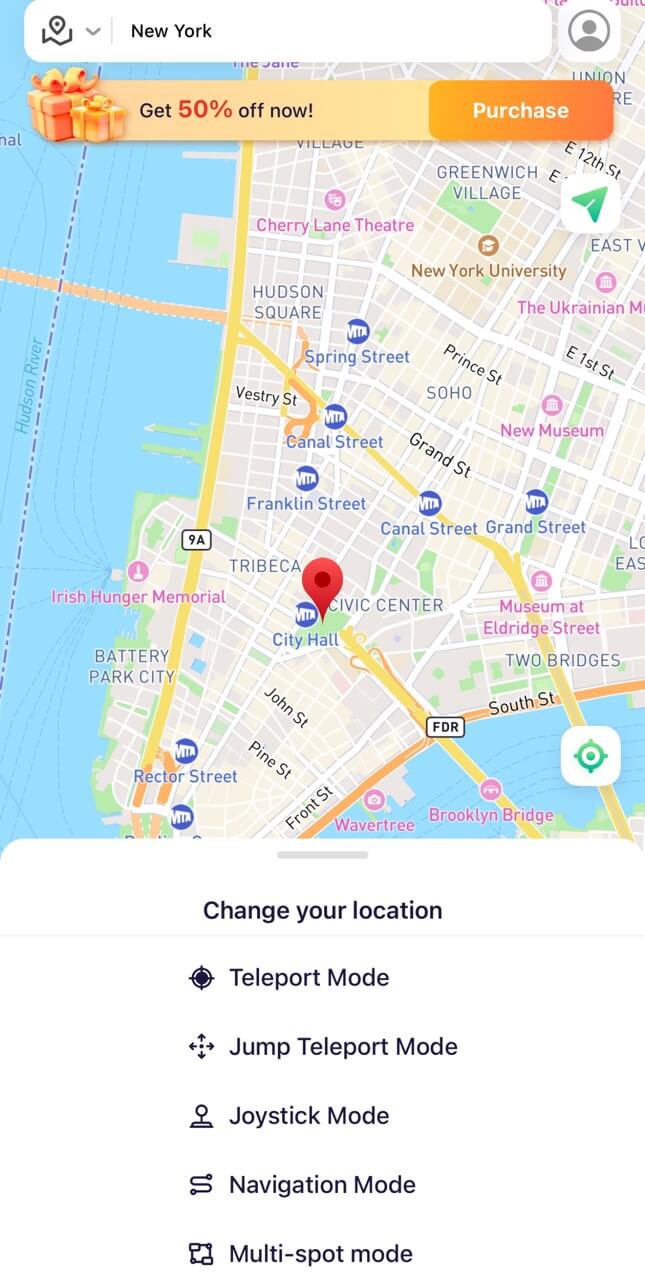 turn off your location on life360 and family360 with locachange ios version