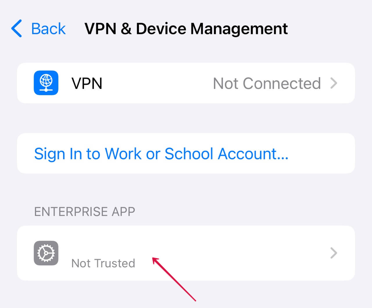 click enterprise apps