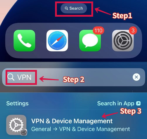 tap vpn and device management