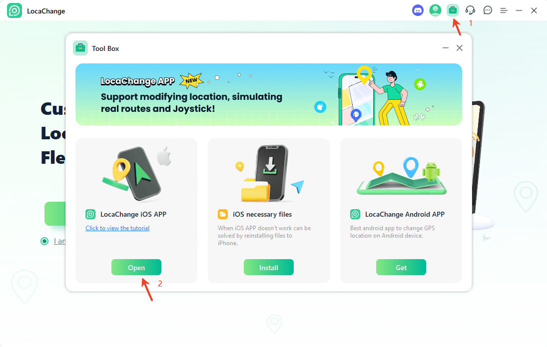 install the newest PC version of LocaChange