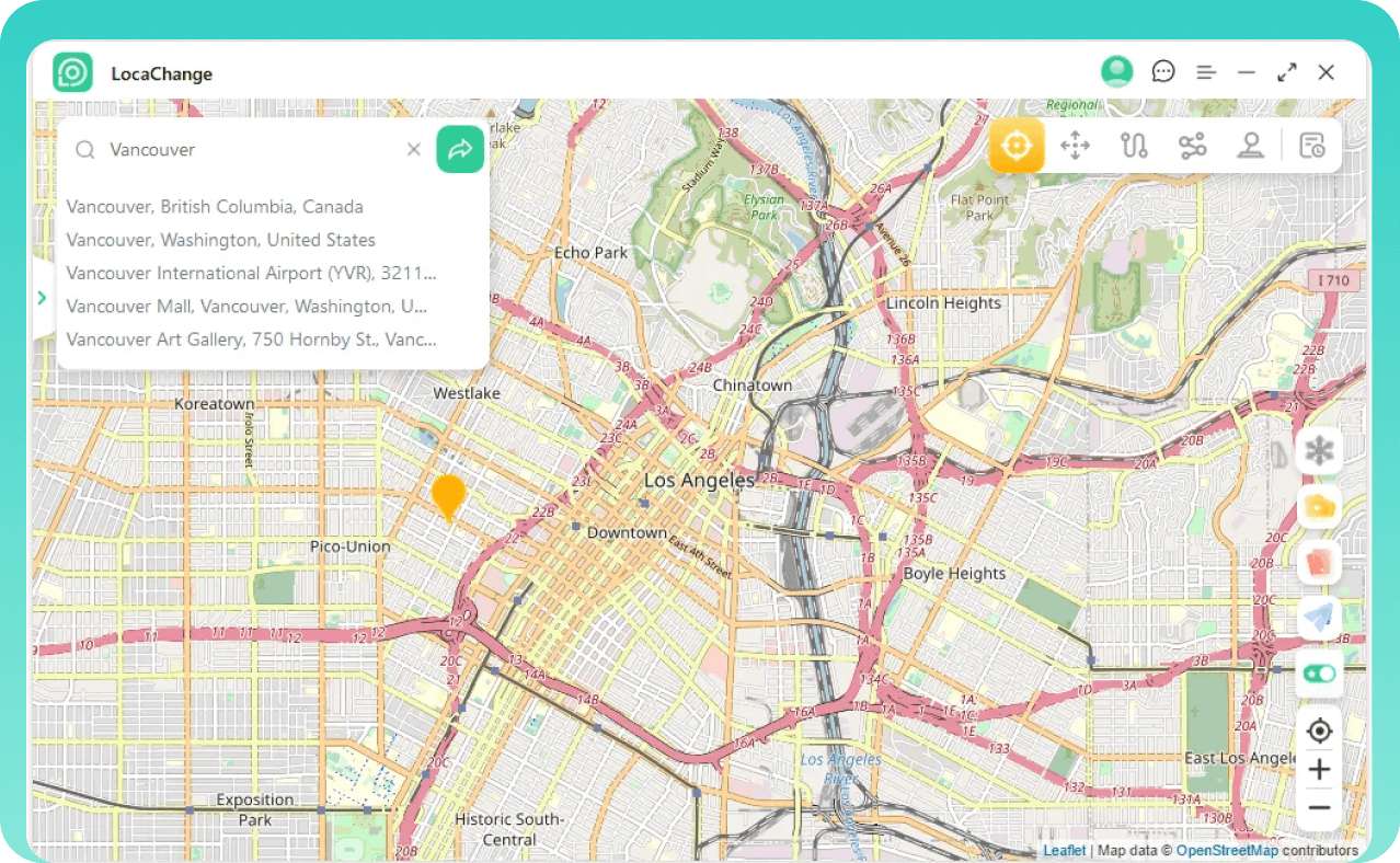 choose a route and mode