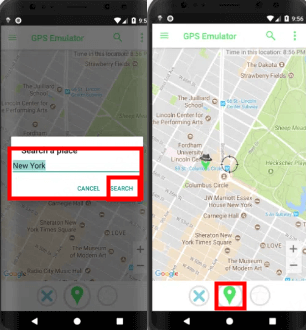android位置偽装アプリ GPS Emulator