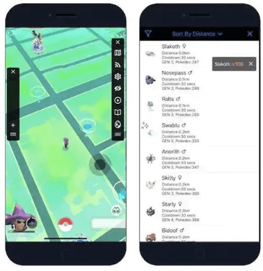 iSpoofer モンハンnow 位置を変更