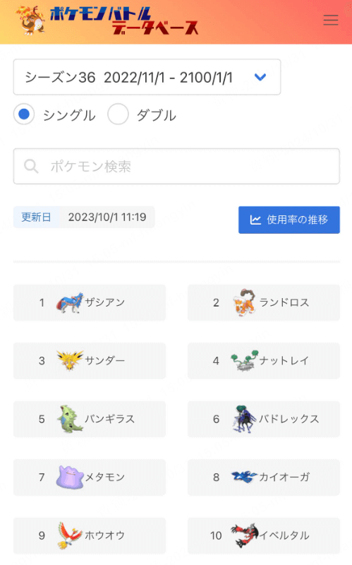 ポケモンgoのリアルタイムな出現場所がわかるアプリ ポケデータベース2