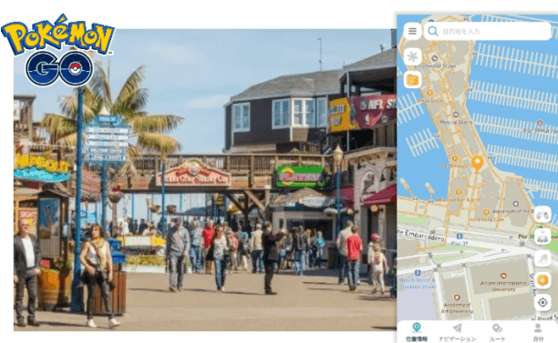 ポケモンgo位置偽装に最適な座標-アメリカ合衆国