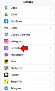 life360の位置情報共有を停止