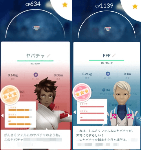 ヤバチャ 見分け方