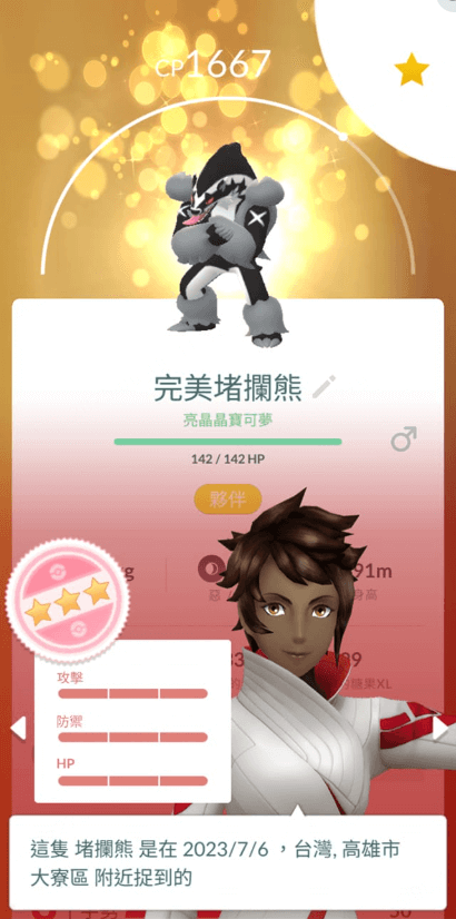 亮晶晶寶可夢iv