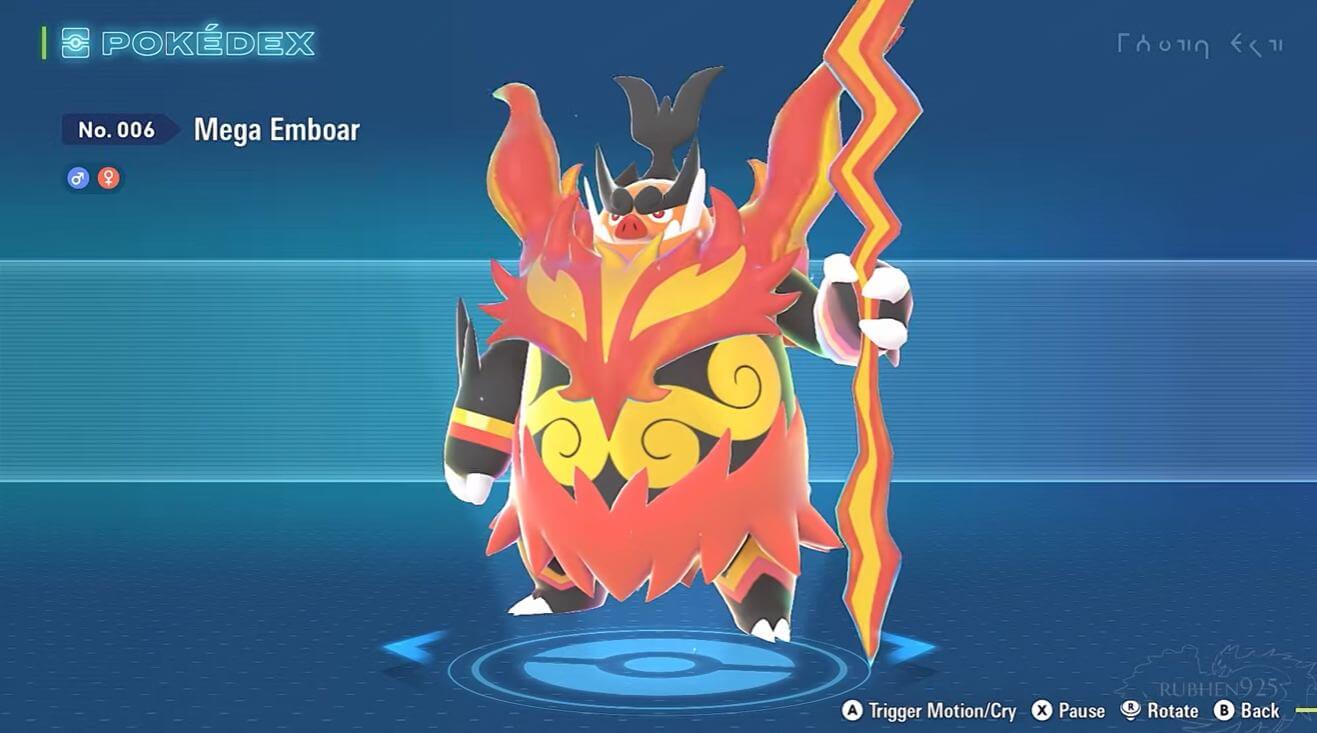pokemon 傳說 z-a mega 炎武王