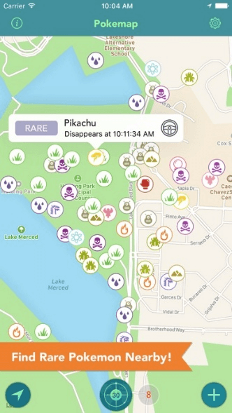 iv100寶可夢雷達pokemap